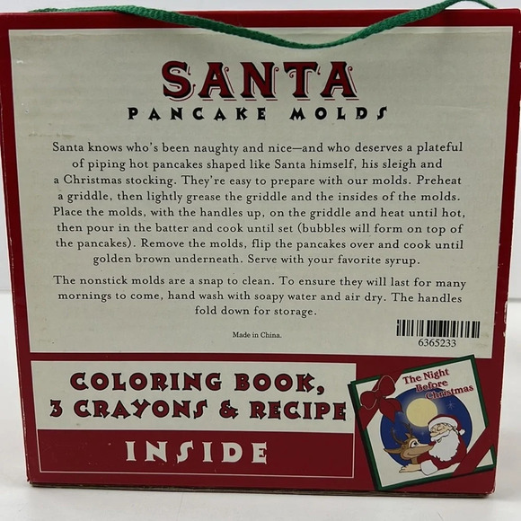 *NIB* William Sonoma I Santa Pancake Molds - Picture 2 of 7